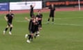 Weston-super-Mare’s Luke Coulson scored from his own penalty area against Hornchurch