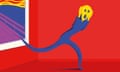 illustration referencing Munch's The Scream