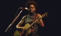 ‘She was talkin’ bout a revolution – on the BBC!’ … Chapman performing in 1988.