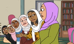 Fitting in … the Hussein family remain unrelentingly upbeat despite the challenges of living in post 9/11 America.