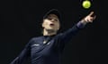 Harriet Dart in action at the Australian Open earlier this year.