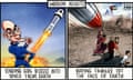 Ben Jennings on American rockets – cartoon