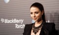 Trachtenberg poses at the party for the launch of the Blackberry Torch in Los Angeles in 2010.
