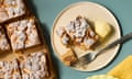 Helen Goh's apple and rhubarb crumb bars.