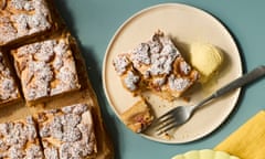 Helen Goh's apple and rhubarb crumb bars.