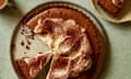 Benjamina Ebuehi's double chocolate brownie tart.