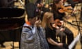 Laser-intense timbre … Yuki Deai plays the shō conducted by Kazuki Yamada at the CBSO Centre, Birmingham.