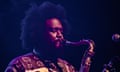 Kamasi Washington performs at Great Hall, Cardiff.