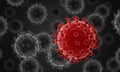 3D illustration of the Covid-19 virus