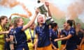 Hull City Ladies celebrate last May after winning National League Division One North