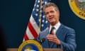 Gavin Newsom, the governor of California
