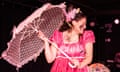 ‘I’ve whipped up the mob and can’t control it!’ … Minnitt onstage as Clementine.