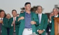 Rory McIlroy wearing the Green Jacket