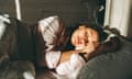 Young woman sleeping peacefully