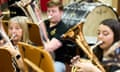 ‘We try for perfection’: the Black Dyke Brass Band practise at their historic band room in Queensbury, West Yorkshire.
