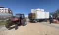 Still from video of mobile bakery in Gaza sent to Julian Borger