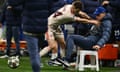 Josip Stanisic pushes a ballboy in stoppage time of Bayern Munich’s Champions League quarter-final second leg at Inter.