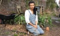 ‘Remembering that we are nature is not a passive act’: Poppy Okotcha in her garden.